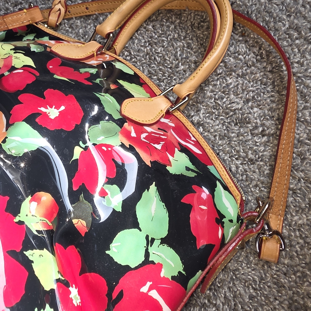 Dooney & Bourke Rose Garden Dome Satchel - Picture 5 of 10